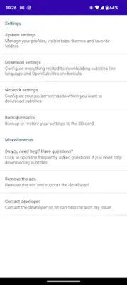 Subtitle Downloader android App screenshot 10